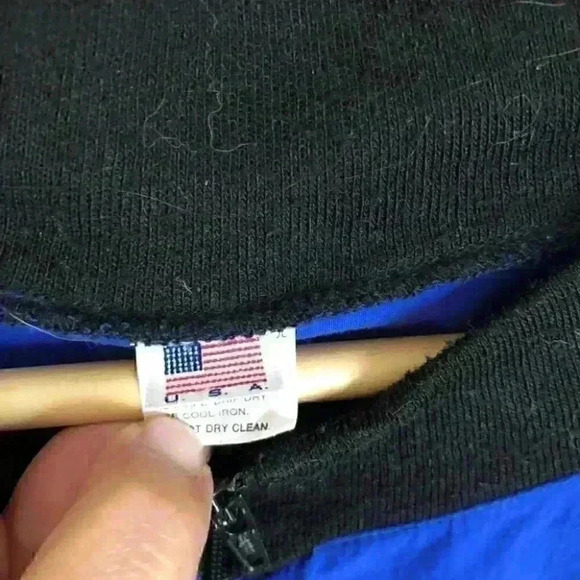 Vtg Cadence Rhoad Gear Cycling Wind Breaker Royal - Picture 4 of 6